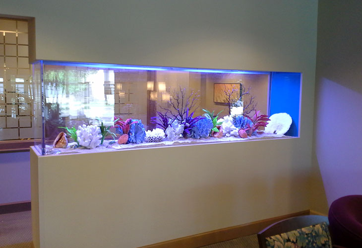 Built-in Aquarium for Doctor's Office